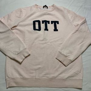 APC OTT Crewneck Sweatshirt Bleached Washed Out Color Size L